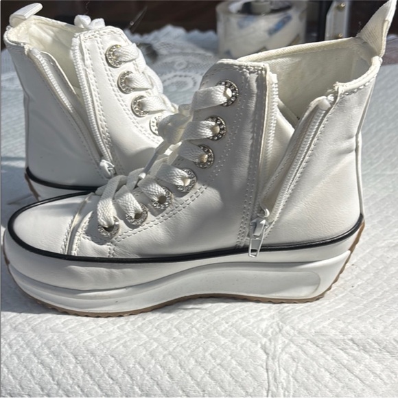 Steve Madden Girls' J-Winston High Top Platform Sneakers (Youth) size‎ 1 - Picture 6 of 9